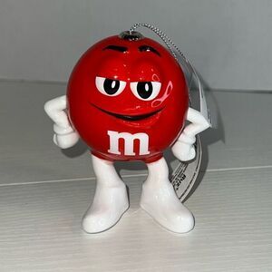M&M`s Red Character Christmas Ornament Plastic By Ruz 2024 Collectable Candy